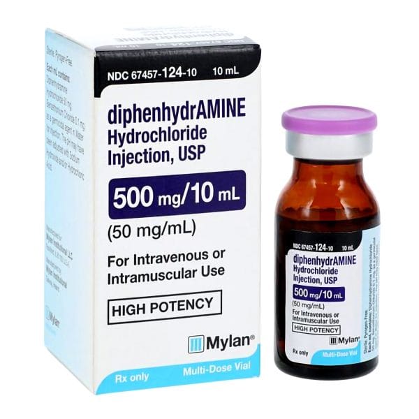 Diphenhydramine Injection Vial